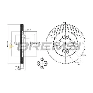 BREMSI CD6430V