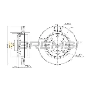 BREMSI CD7418V