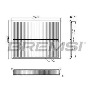 BREMSI FA0618
