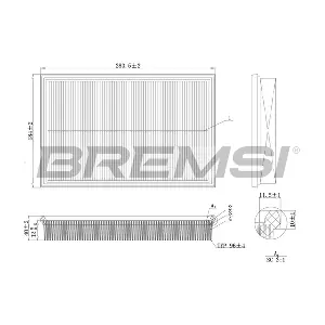 BREMSI FA2124