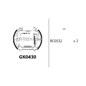 BREMSI GK0430