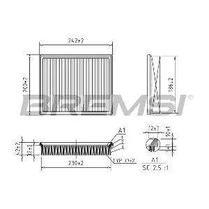 FA2545 BREMSI