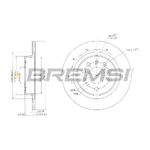 BREMSI CD7288S