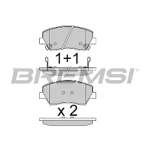 BREMSI BP3842