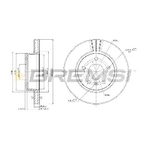 BREMSI CD6873V