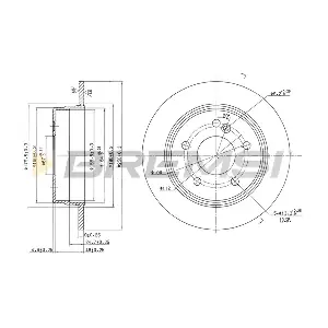 BREMSI CD6539S
