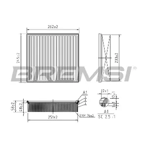 BREMSI FA2090