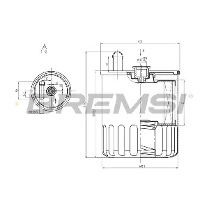 BREMSI FE0370