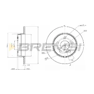 BREMSI CD7689S