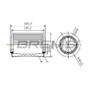 BREMSI FA1612