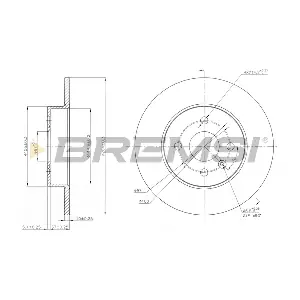 BREMSI CD7313S