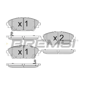 BREMSI BP3556