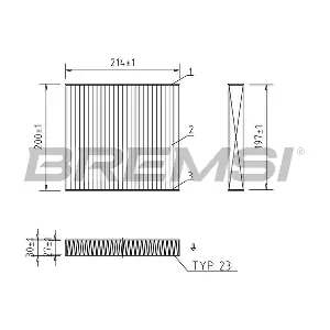 BREMSI FC0434C