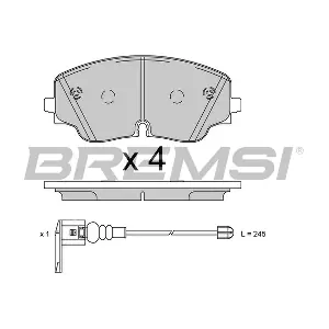 BREMSI BP3928