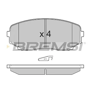BREMSI BP3332