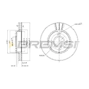 BREMSI CD6423V
