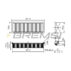 BREMSI FA1616