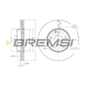 BREMSI CD7252V