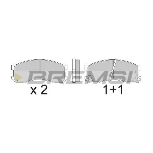 BREMSI BP2504