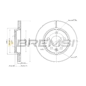 BREMSI CD7286V