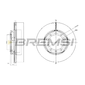 BREMSI CD5179V