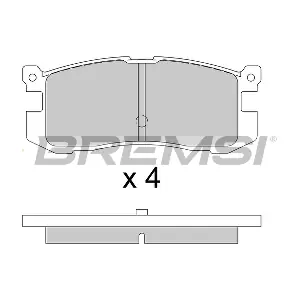 BREMSI BP2424
