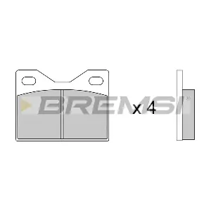BREMSI BP2041