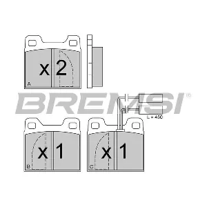 BREMSI BP2225