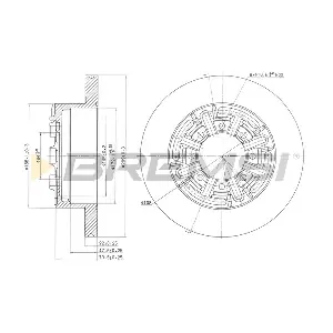 BREMSI CD6858S