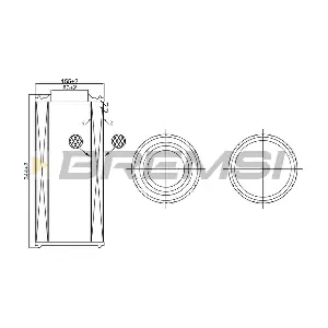 BREMSI FA1255