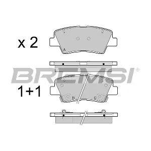 BREMSI BP3471