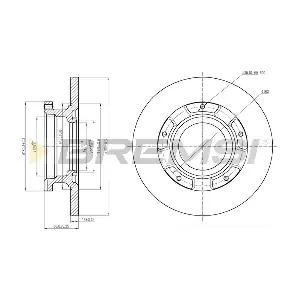 BREMSI CD7573S