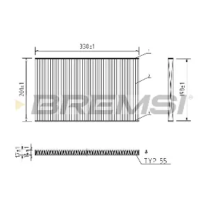 BREMSI FC1537