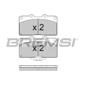 BREMSI BP3128