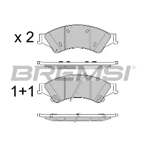 BREMSI BP3527