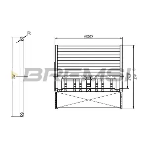 BREMSI FL0250
