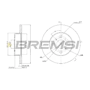 BREMSI CD6279S