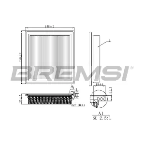 BREMSI FA1248