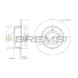 BREMSI CD7190S