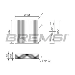 BREMSI FC0982C