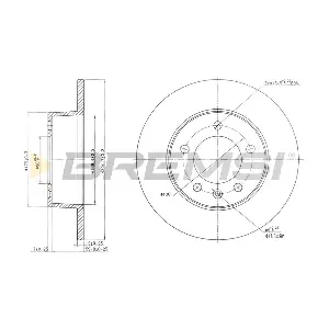 BREMSI CD7272S