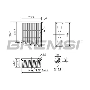 BREMSI FA0205