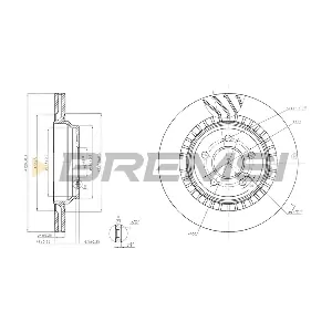BREMSI CD7771V