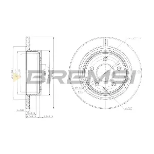 BREMSI CD7579V