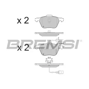 BREMSI BP3076