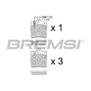 BREMSI BP2936