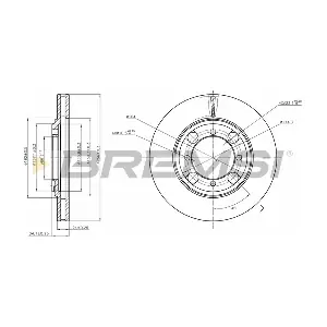 BREMSI CD6691V