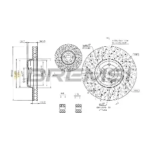 BREMSI CD9014V