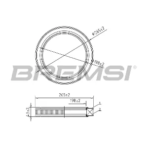 FA2079 BREMSI