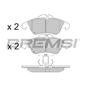 BREMSI BP2687